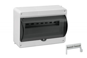 Lakáselosztó, 12 modul, N+PE sínnel; IP40 IP40 lakáselosztók