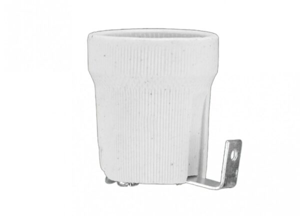 Porcelán lámpa foglalat, fehér, E27 Foglalatok Porcelán lámpa foglalat, fehér, E27 Foglalatok