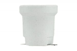 Porcelán lámpa foglalat, fehér, E40 Foglalatok