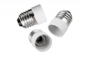 Műanyag csillárfoglalat, fehér, E14 Foglalatok