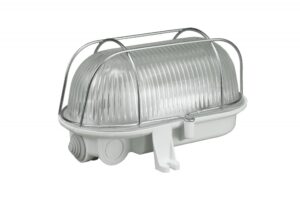 Hajólámpa fém hálóval, 100W; IP44 Lámpák