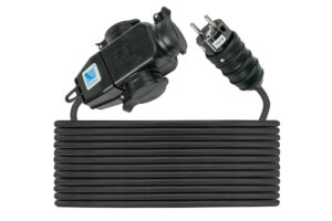 Csatlakozó vezeték elosztóval, H05RR-F 3×1,5mm2 – 10m, 16A, 250V Csatlakozó vezeték elosztóval, H05RR-F 3×1,5mm2 – 10m, 16A, 250V