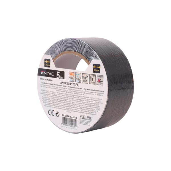Entac csúszásgátló szalag 0.75mmx50mm Fekete 5m | BR (SKU:EAST5B) Entac szalagok Entac csúszásgátló szalag 0.75mmx50mm Fekete 5m | BR (SKU:EAST5B) Entac szalagok