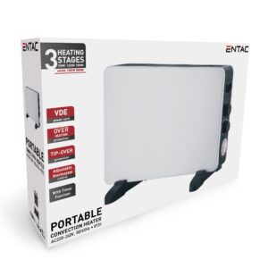 Entac Konvekciós fűtőtest Időzítővel Slim 2000W | BR (SKU:ECHS2KW-T)