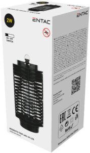 Entac Rovarírtó Lámpa Hálózati vezetékkel AC230V | BR (SKU:ECL-INS23-AC) Kempinglámpa