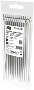 Entac Kábelkötegelő 2.5mmx200mm Fehér | BR (SKU:ECT-2.5-200-W) Kábelkötegelők