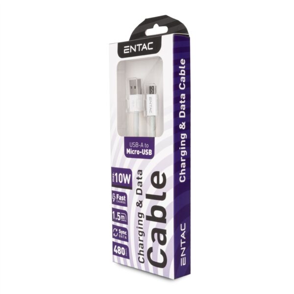 Entac Töltőkábel USB A -> Mikro Casual Zöld 150cm | BR (SKU:ECUSB-AM2-NM-GR1.5) Töltőkábelek Entac Töltőkábel USB A -> Mikro Casual Zöld 150cm | BR (SKU:ECUSB-AM2-NM-GR1.5) Töltőkábelek