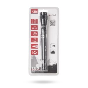 Entac Elemlámpa Kihúzható Nyakkal 1W Alu | BR (SKU:EFL-1W-FLEX-ALU) Elemlámpa