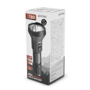 Entac Elemlámpa Akkumulátoros, Vésztöltővel | BR (SKU:EFL-RE-PB) Elemlámpa