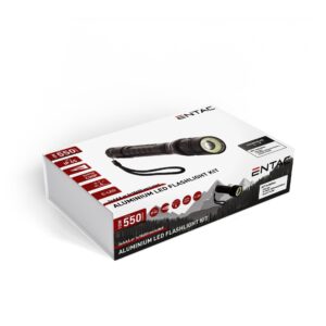 Entac Elemlámpa Fókuszálható Alu 10W | BR (SKU:EFL-ZOOM-10W-ALU-XHP) Elemlámpa