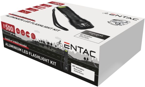 Entac Elemlámpa Fókuszálható Alu 5W (+Biciklikormány adapter) | BR (SKU:EFL-ZOOM-ALU) Zseblámpák Entac Elemlámpa Fókuszálható Alu 5W (+Biciklikormány adapter) | BR (SKU:EFL-ZOOM-ALU) Zseblámpák