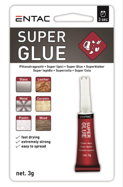 Entac Superglue Pillanatragasztó 3g B1 | BR (SKU:EG3G-B1) Ragasztók Entac Superglue Pillanatragasztó 3g B1 | BR (SKU:EG3G-B1) Ragasztók