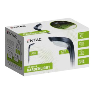 Entac Kerti Szolár Leszúrható Lámpa , 640mm, 12db CCT SMD LED | BR (SKU:EGSL-P12LCCT-64) Műanyagházas egyszerű