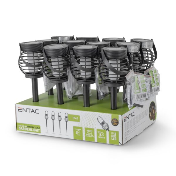 Entac Multifunkcionális Kerti Szolár Lámpa Láng Effekttel, átmérő 10cm, 12db WW SMD LED, 12db/kínáló | BR (SKU:EGSL-P12LF-2IN1) Formák Entac Multifunkcionális Kerti Szolár Lámpa Láng Effekttel, átmérő 10cm, 12db WW SMD LED, 12db/kínáló | BR (SKU:EGSL-P12LF-2IN1) Formák