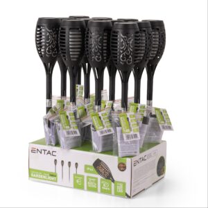 Entac Kerti Szolár Leszúrható Fáklya Láng Effekttel, 480mm, 12db WW SMD LED, 12db/kínáló | BR (SKU:EGSL-P12LF-48) Formák
