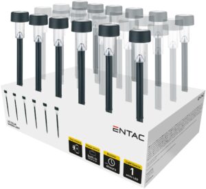 Entac Kerti Szolár Lámpa 360mm Műanyag 1 LED 24/kínáló | BR (SKU:EGSL-P1LC36-PDQ) Műanyagházas egyszerű