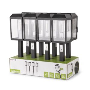 Entac Kerti Szolár Lámpa Műanyag 500mm, 8db/kínáló | BR (SKU:EGSL-P1LHS) Műanyagházas egyszerű