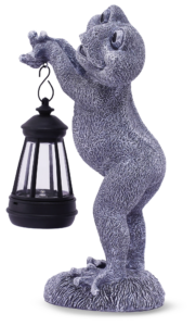 Entac Kerti Szolár Lámpa Béka 258mm, 1db WW SMD LED | BR (SKU:EGSL-P1LWW-25-FRG)