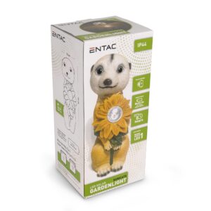 Entac Kerti Szolár Fényfüzér, Gomba, 200mm, 4db leszúrható LED, 4 színben | BR (SKU:EGSS-4MUSH-20) Formák