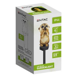 Entac Kerti Szolár Lámpa Leszúrható, Szurikáta, 410mm, 1db WW SMD LED | BR (SKU:EGSL-P1LWW-41-SURI) Formák