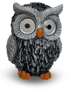 Entac Kerti Szolár Lámpa, Bagoly, 185mm, 2db WW SMD LED | BR (SKU:EGSL-P2LWW-18-OWL) Formák