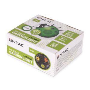 Entac Kerti Szolár Lámpa Katicabogár, 14.5x12x6cm, 6db SMD LED, zöld | BR (SKU:EGSL-P6LWW-LB-G) Formák