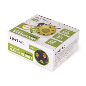 Entac Kerti Szolár Lámpa Katicabogár, 14.5x12x6cm, 6db SMD LED, sárga | BR (SKU:EGSL-P6LWW-LB-Y) Formák