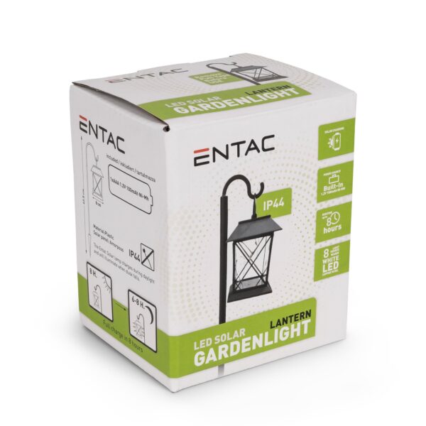 Entac Kerti Szolár Lámpa, Leszúrható Lámpás, 425mm, 8db WW Rézhuzalos micro LED | BR (SKU:EGSL-P8LM-42.5) Formák