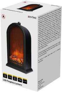 Entac LED Lámpa Kandalló Láng Imitációval 25cm USB kábellel – 2xC nt. | BR (SKU:ELFL25HUSB) Kandalló