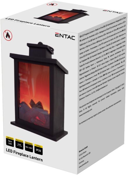 Entac LED Lámpa Kandalló Láng Imitációval 28cm 3xAA nt. | BR (SKU:ELFL28H) Kandalló Entac LED Lámpa Kandalló Láng Imitációval 28cm 3xAA nt. | BR (SKU:ELFL28H) Kandalló