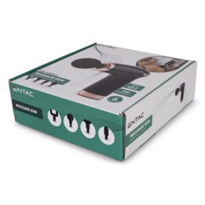 Entac Masszázs Pisztoly 25W 1200mAh 6 erősségi szint, Fekete+Rózsaarany | BR (SKU:EMG25-12AH-1600-3200) Szépség, egészség