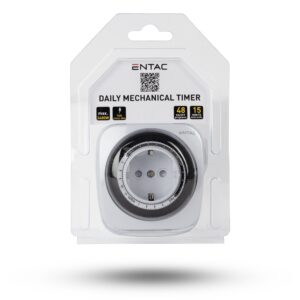 Entac Mechanikus Időzítő Mini Napi, 48 program/nap | BR (SKU:EMTM24-1E) Időzítő