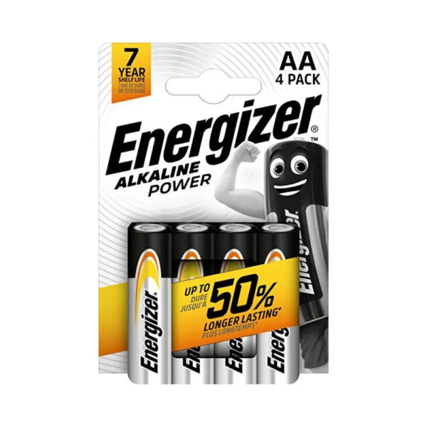 Energizer Alkaline Power AA ceruza alkáli elem LR6 bl/4 (4db / csomag) Egyéb Energizer Alkaline Power AA ceruza alkáli elem LR6 bl/4 (4db / csomag) Egyéb