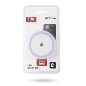 Entac Éjjeli Fény 0.5W Kör CW Fehér | BR (SKU:ENL-CC-0.5W-DS) Éjjeli fény