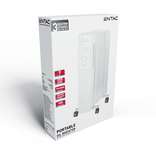 Entac Olajradiátor 9 taggal 2000W Fehér | BR (SKU:EOH-9FIN2000-W) Fűtőtestek Entac Olajradiátor 9 taggal 2000W Fehér | BR (SKU:EOH-9FIN2000-W) Fűtőtestek