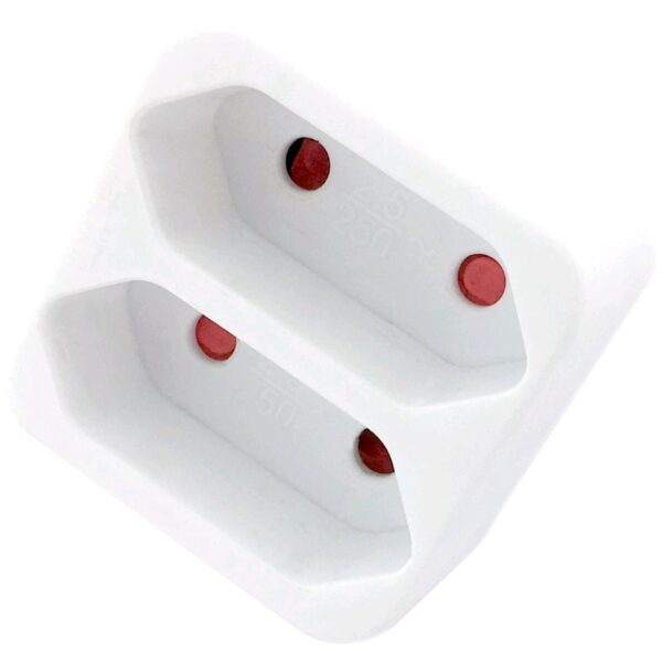 Entac Hálózati Adapter 2 Aljzat (2 Euro) | BR (SKU:EPAG-2E) Hálózati adapter