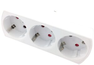 Entac Hálózati Adapter 3 Aljzat (3 Földelt) | BR (SKU:EPAG-3EE)