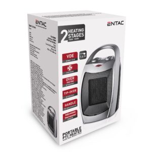 Entac Hordozható PTC fűtőtest 750/1500W | BR (SKU:EPPTC-1.5KW) Fűtőtestek