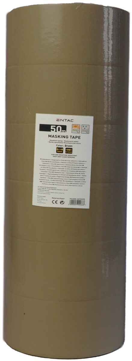 Entac Csomagoló szalag 0.045x50mm Barna 50m | BR (SKU:EPT50B) Entac szalagok