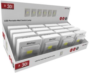 Entac Mini Elemlámpa 3W XPE Újratölthető | BR (SKU:EMFL-3W-XPE-R) Elemlámpa