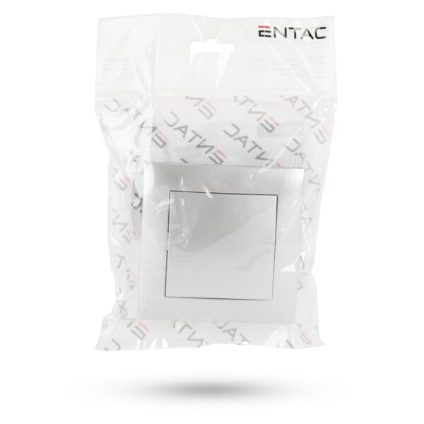 Entac 101 Arnold süllyeszthető fali kapcsoló egypólusú Ezüst | BR (SKU:ERWS11-ARN-S) Kapcsoló