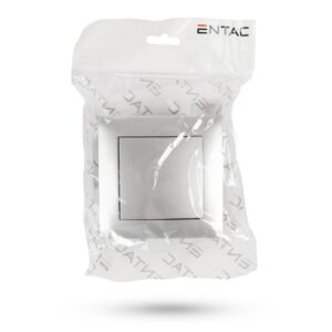 Entac Arnold süllyeszthető fali kapcsoló fényerőszabályzós max.200W Ezüst | BR (SKU:ERWSDS-ARN-S) Kapcsoló