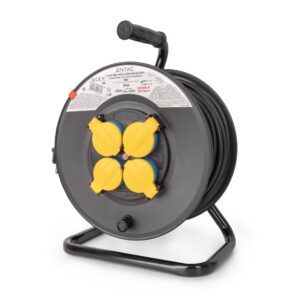 Entac Kábeldobos Hosszabbító 4 Foglalat IP44 40m 3G2.5 | BR (SKU:ESCR44G4-40) IP44