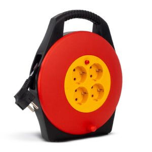 Entac Kábeldobos Hosszabbító 4 Foglalat 10m 3G1.5 | BR (SKU:ESCRG4-10)