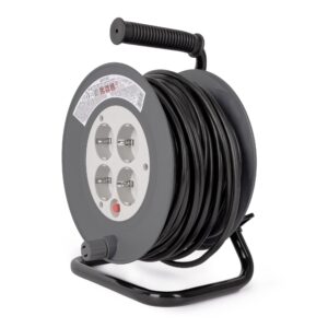 Entac Kábeldobos Hosszabbító 4 Foglalat 25m 3G1.0 | BR (SKU:ESCRG4-25-1.0) IP20