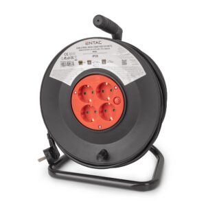 Entac Kábeldobos Hosszabbító 4 Foglalat 50m 3G1.5 | BR (SKU:ESCRG4-50) IP20