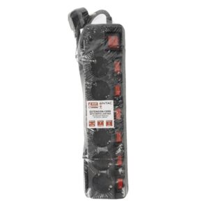 Entac SP Elosztó 6 Foglalat Különálló Kapcsolóval Túlfesz. védelemmel 1.5m 3G1.5 | BR (SKU:ESE1.5G6-1.5-SW-SP) Kapcsolós