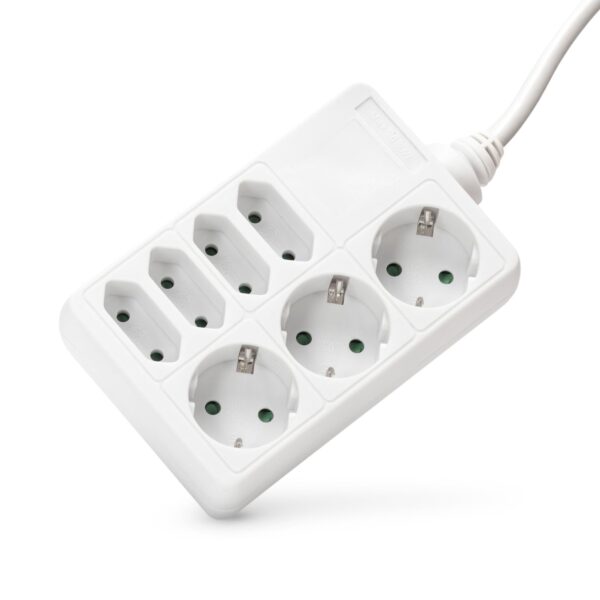 Entac M1 Elosztó 7 Foglalat 3x16A 4×2.5A 1,5m 3G1.5 | BR (SKU:ESE1.5G3X4-1.5)