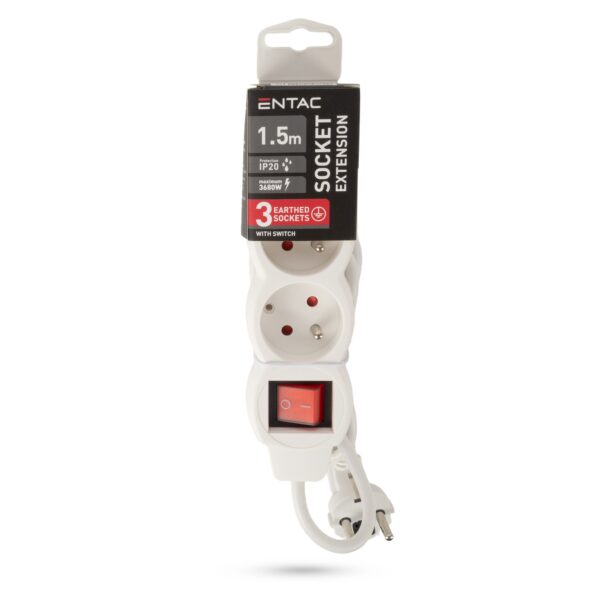 Entac Elosztó Francia Típusú 3 Foglalat 3G1.0 1.5m | BR (SKU:ESEF3-1.5-3G1.0) Francia Entac Elosztó Francia Típusú 3 Foglalat 3G1.0 1.5m | BR (SKU:ESEF3-1.5-3G1.0) Francia