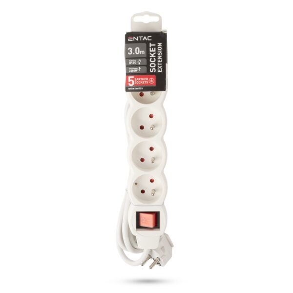 Entac Elosztó Francia Típusú 5 Foglalat 3G1.5 3m | BR (SKU:ESEF5-3-3G1.5) Francia Entac Elosztó Francia Típusú 5 Foglalat 3G1.5 3m | BR (SKU:ESEF5-3-3G1.5) Francia